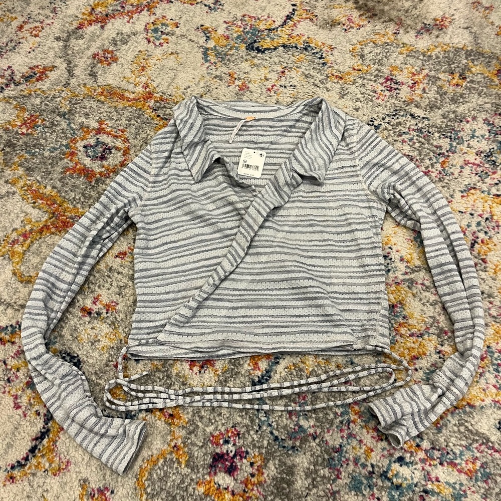 Free People Cropped Shirt